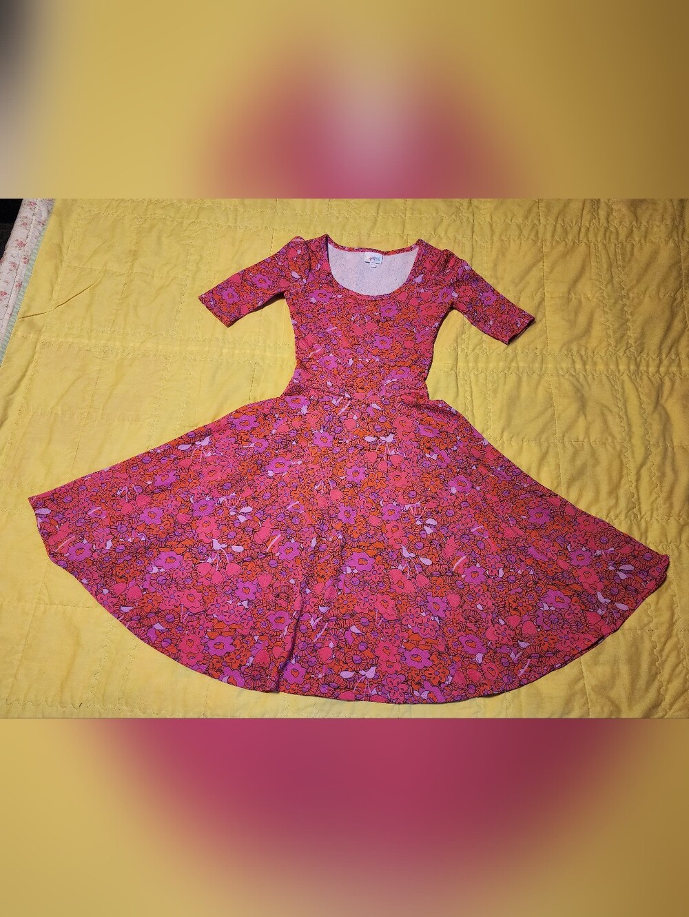 LuLaRoe Floral Dress XXS